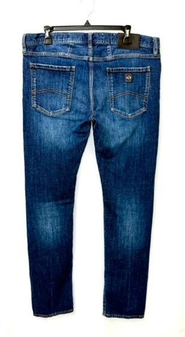 Armani Exchange J13 Slim Fit Jeans Mens Size 36 Blue Denim Pants